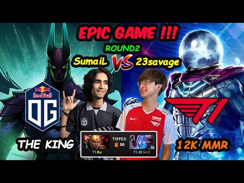 T1 23savage vs OG SumaiL - Another One 5 Star EPIC GAME All Star Intense Fight 7.30b Dota 2