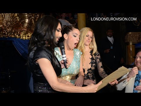 Conchita, Ruth and Suzy - The Divas of the 2014 London Eurovision Party