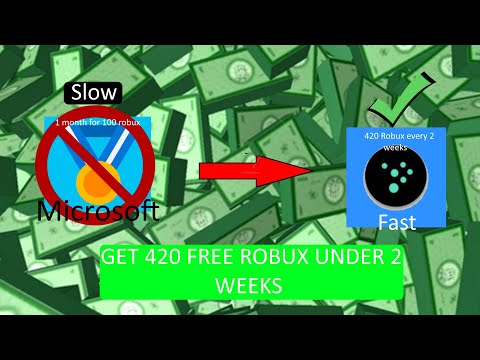 How to get free robux fast! Faster than Microsoft Rewards