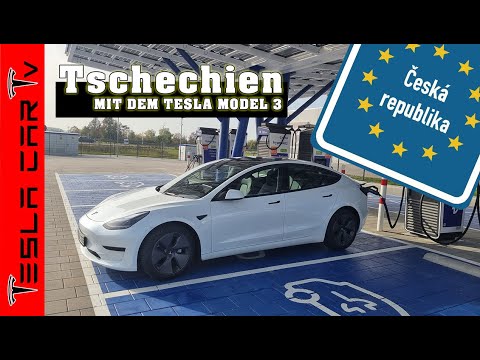 Tesla Model 3 SR+⚡ - 377km Roadtrip in die Tschechei