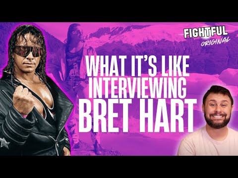 What Is It Like Interviewing Bret “The Hitman” Hart? | Fightful Studios with Sean Ross Sapp