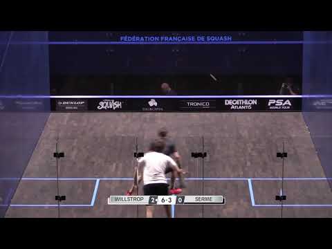James Willstrop vs. Lucas Serme: 2018 Nantes Open, France