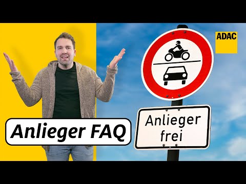 Für wen gilt „Anlieger frei“ wirklich? - Wir antworten auf eure Fragen | ADAC