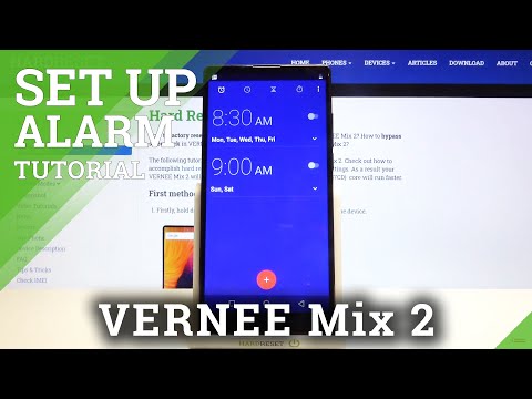 How to Customize an Alarm Clock in Vernee Mix 2 – Add Alarm Clock