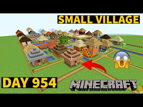 HU Smart Gamer - I build Small Village in Minecraft Creative mode 2023 Day 954