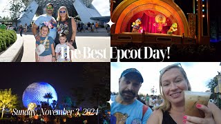 EPCOT & OUR 10 YEAR ENGAGE-AVERSARY! I Walt Disney World Vlog, Day 2 Nov 2024