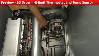 LG Dryer – Overheating: Blower High Limit Thermostat Repair