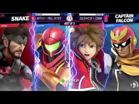 Wefflez + Troll_Tactics vs Goldhatcat + Connie - Ignition 285 Doubles LOSERS SEMIS