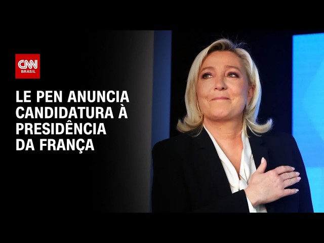 Le Pen diz que concorrerá à presidência da França em 2027; confira | CNN PRIME TIME