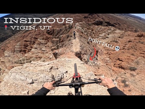 The Most Exposed Trail I’ve Ridden // Downhill MTB