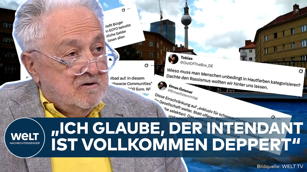 BERLIN: "In der Tat ein umgekehrter Rassismus" – Henryk M. Broder kritisiert Volksbühne scharf