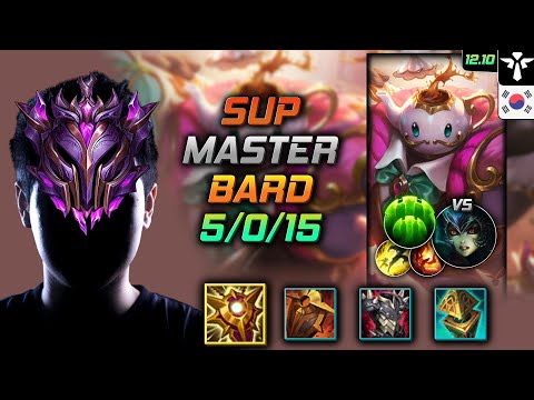 천상계 서폿 바드 솔라리 수호자 - Master Bard Support vs Nami - 롤 KR 12.10