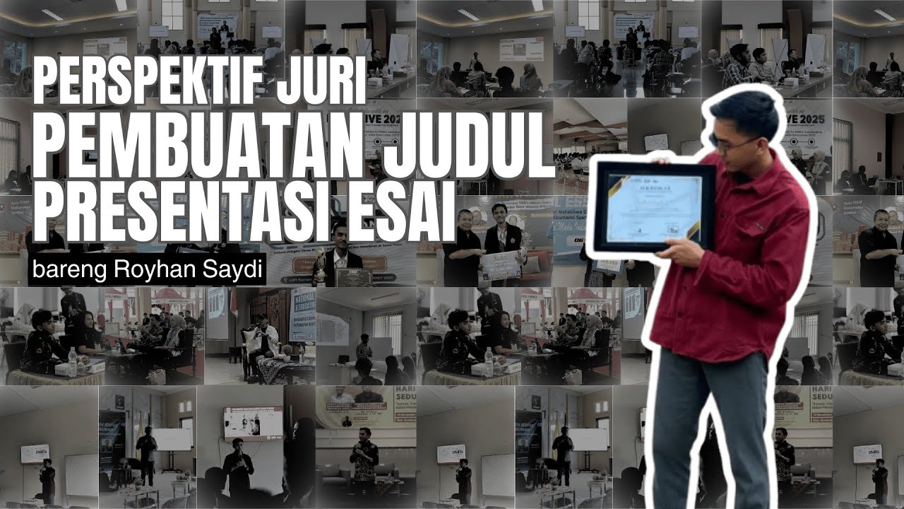 PERSPEKTIF JURI ESAI, PEMBUATAN JUDUL SAMPAI CARA PRESENTASI DALAM LOMBA ESAI! - DISKUSI BARENG