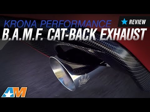 2015-2017 Mustang (EcoBoost) Krona Performance B.A.M.F. Cat-Back Exhaust Sound Clip & Install