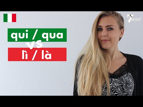 Qui / qua vs. lì & là | Italienisch lernen