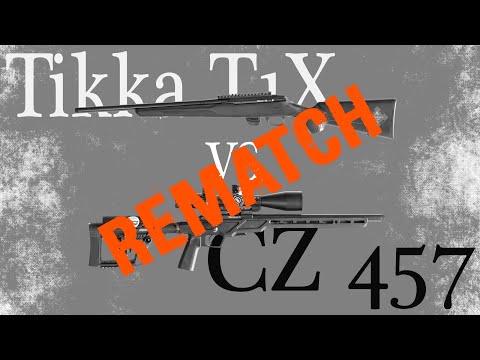 Accuracy Rematch | Tikka T1X vs. CZ457