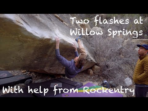 Two flash attempts with Rockentry