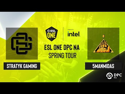 Dota2 - Stratyk Gaming vs 5ManMidas - Game 1 - ESL One DPC NA Spring