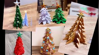 Christmas tree making ideas, 5 ways to make Christmas tree at home easily