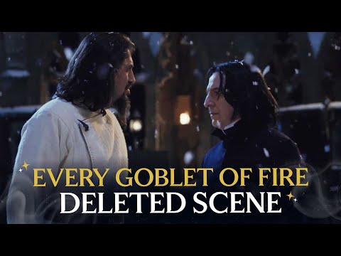 All Goblet of Fire Deleted Scenes | Compilation | Harry Potter
