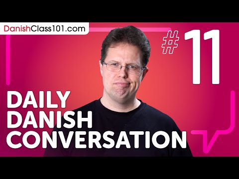 Learn How to Seek Confirmation About a Menu in Danish | Daily Danish Conversations #11