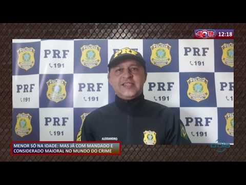 PRF prende um menor fugitivo, com moto roubada em ParnaiÌba, PI  (12 05 20)