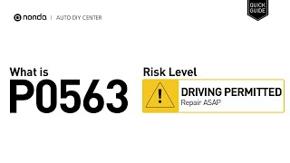 Meaning of OBD p0563