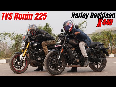 Harley Davidson X440 vs TVS Ronin 225 Drag Race