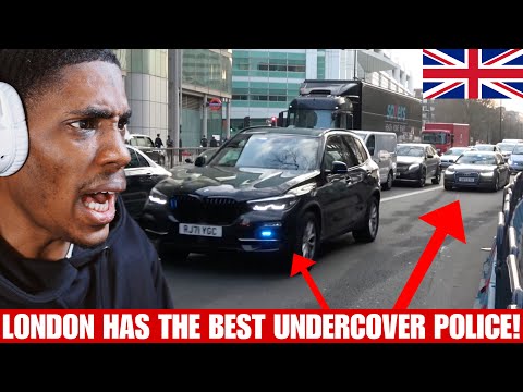 American Reacts to Unmarked Police Cars Responding in London || COUNTER TERRORISM CONVOY