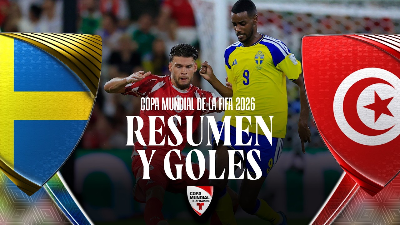 Resumen Suecia vs Túnez
