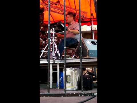 My boy Aaron holler on the drums