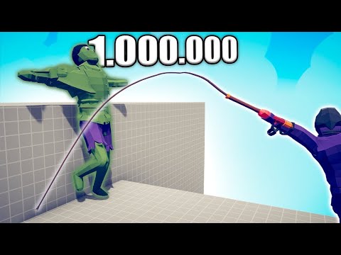 1.000.000 DAMAGE WHIP vs UNITS - TABS | Totally Accurate Battle Simulator 2024