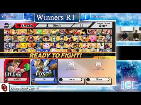 Sooner Smash Dojo 40 - Yangsarm (Little Mac) vs Shashoff (Fox)