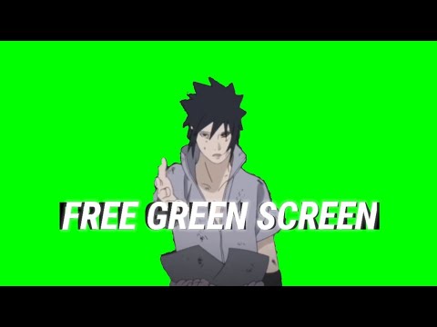 Naruto vs sasuke green screen