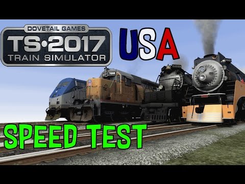 Train Simulator 2017 - Speed Test! #2 (USA locomotive)