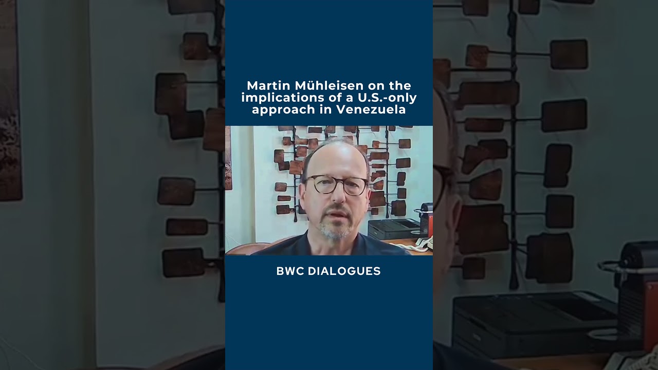 Martin Mühleisen on the implications of a U.S.-only approach in Venezuela
