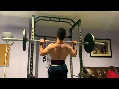 60KG Overhead Press for 6 Reps - Road to 100KG