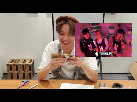 BTS - [Eng Sub] J-HOPE REACTION TO (Maknae Line sing EGO) by JM, V, JK  TROT VERSION of EGO