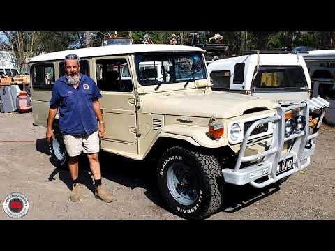 HJ47 1984 Troop Carrier Restored & Used For What It Was Built For