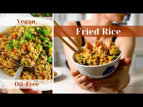 Vegan Fried Rice | How to Make it Easy Oil Free & Take Out Style | Whole Food Plant Based
