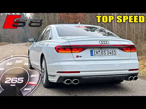 2025 Audi S8 100-200 SOUND & TOP SPEED on AUTOBAHN