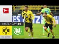 Sancho scores! Borussia Dortmund - VfL Wolfsburg | 2-0 | All Goals | Matchday 14 – Bundesliga