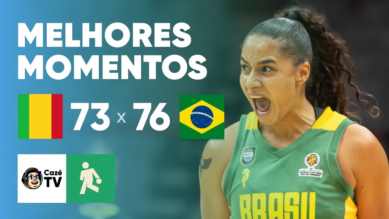 MELHORES MOMENTOS: MALI 73 X 76 BRASIL | ELIMINATÓRIAS DA COPA DO MUNDO DE BASQUETE