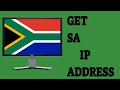 How To Get A South African IP Address
