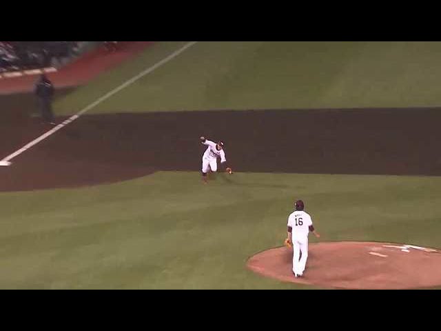 【6回表】イーグルス・鈴木大地 堅実な守備でチームを支える!! 2022年4月1日 東北楽天ゴールデンイーグルス 対 福岡ソフトバンクホークス