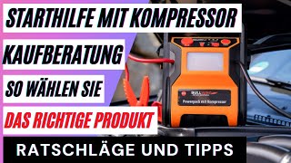 Starthilfe mit Kompressor Vergleich. So wählen Sie das richtige Produkt aus den Vergleich.