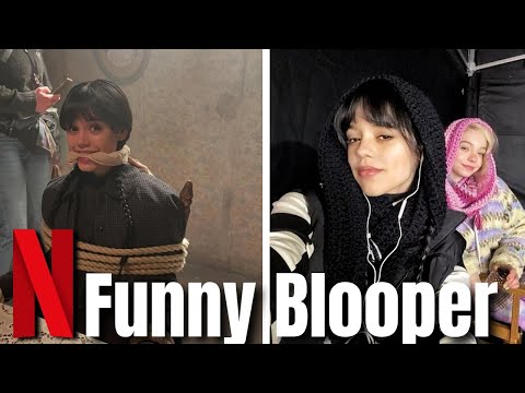 WEDNESDAY Cast Can’t Stop Laughing 😂 | Funniest Bloopers & Behind the Scenes!