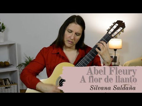 Abel Fleury A flor de llanto (milonga). Silvana Saldaña. 2020