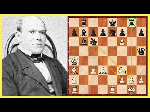Die Immergrüne Partie || Adolf Anderssen vs. Jean Dufresne || Berlin 1852