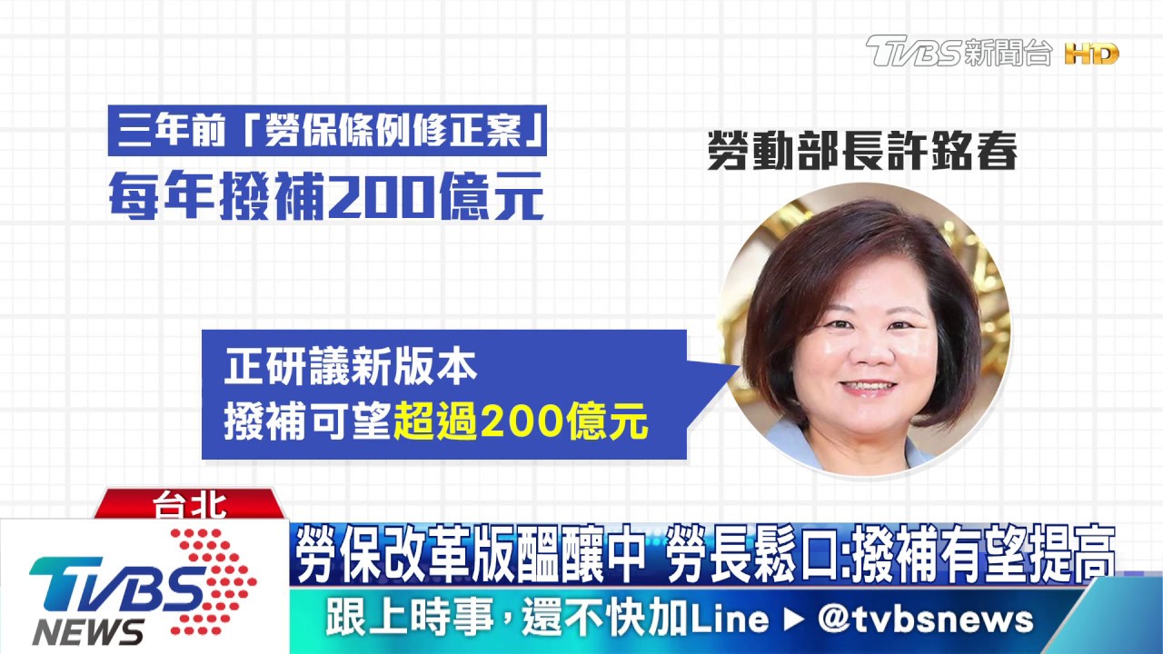 只能再撐6年！　勞保改革成小英最難考題